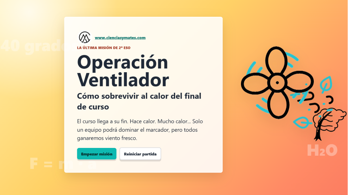 Acceso al juego Operación Ventilador